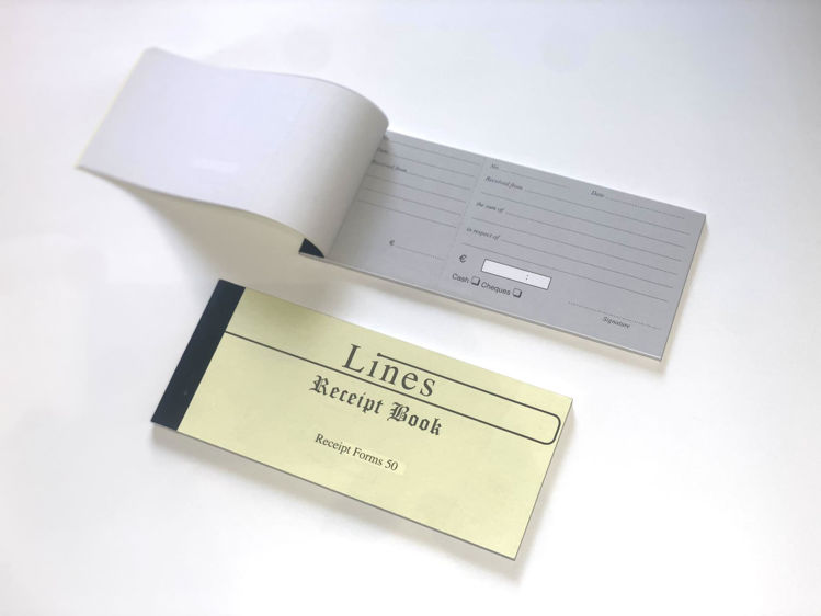 Picture of RF50- LINES RECEIPT BOOK - FORMS 50